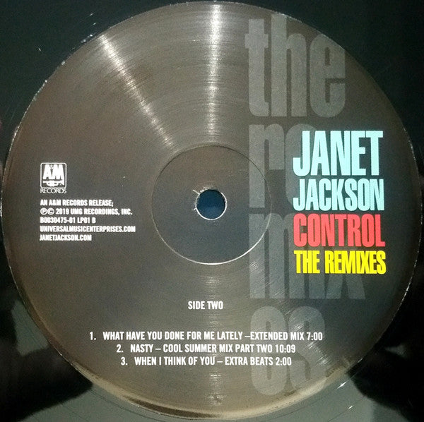 Janet Jackson : Control: The Remixes (2xLP, Comp, RE)