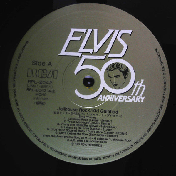 Elvis Presley : Jailhouse Rock / Kid Galahad (LP, Comp, Mono)