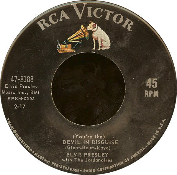 Elvis Presley : (You're The) Devil In Disguise (7", Single, Roc)