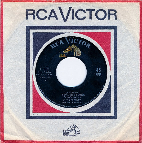 Elvis Presley : (You're The) Devil In Disguise (7", Single, Roc)