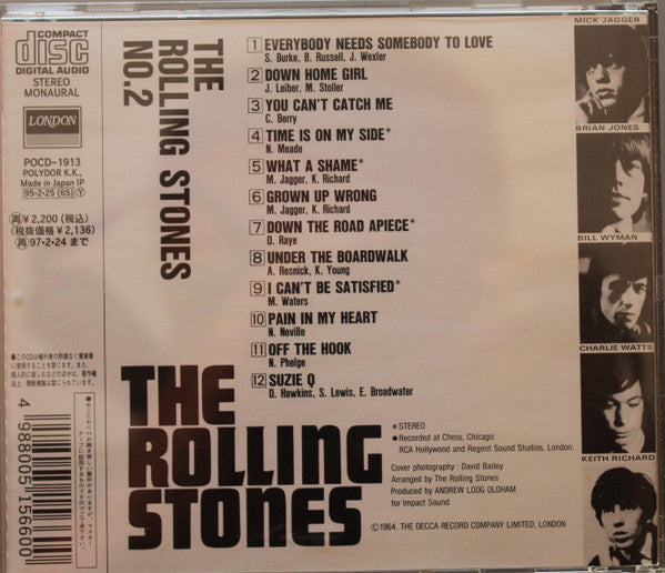 The Rolling Stones : No.2 (CD, Album, Mono, RE)