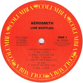 Aerosmith : Live! Bootleg (2xLP, Album, RE, RM)