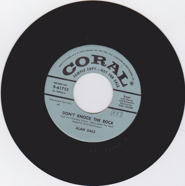 Alan Dale : Don't Knock The Rock / Your Love Is My Love (7", Single, Promo)