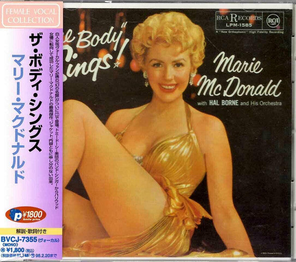 Marie McDonald : The Body' Sings! (CD, Album, Mono, RE)