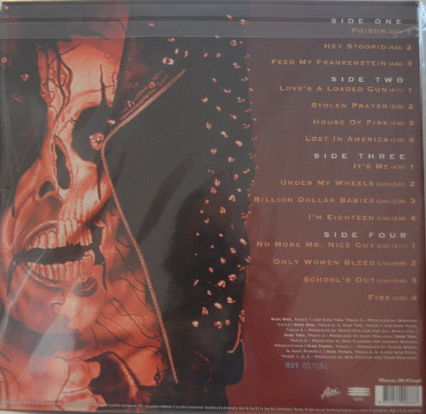 Alice Cooper (2) : Classicks (2xLP, Comp, Ltd, Num, RE, Red)