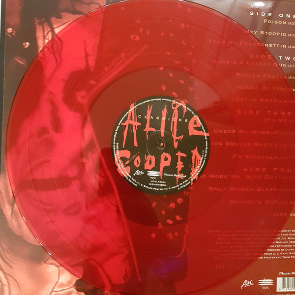 Alice Cooper (2) : Classicks (2xLP, Comp, Ltd, Num, RE, Red)
