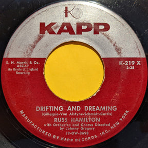 Russ Hamilton : Tip-Toe Through The Tulips / Drifting And Dreaming (7", Single)