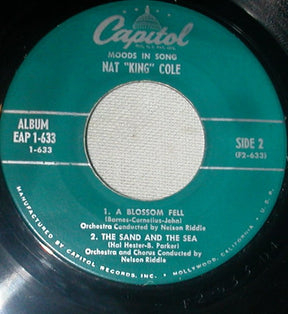 Nat King Cole : Moods In Song (7", EP)