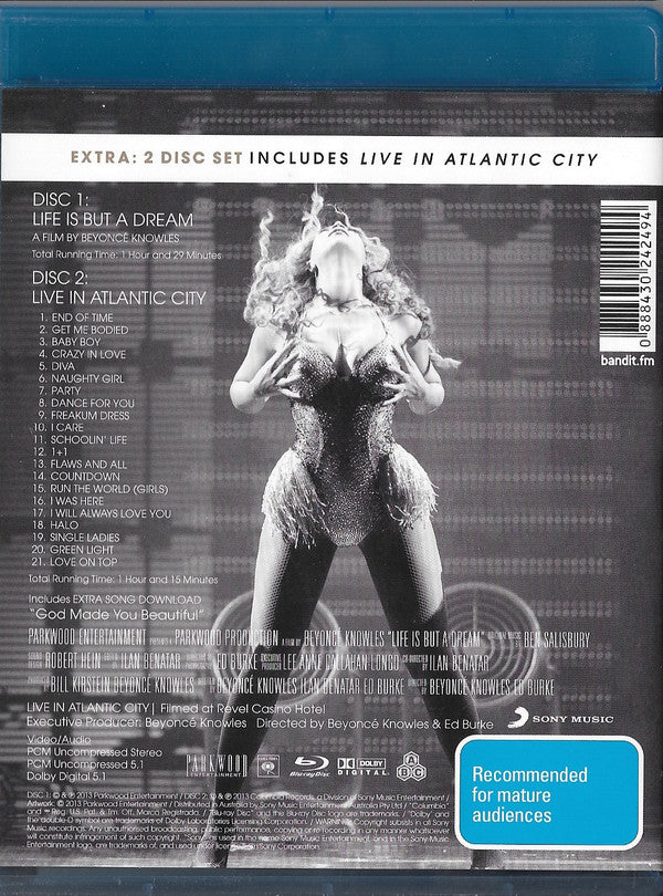 Beyoncé : Life Is But A Dream / Live In Atlantic City (2xBlu-ray)
