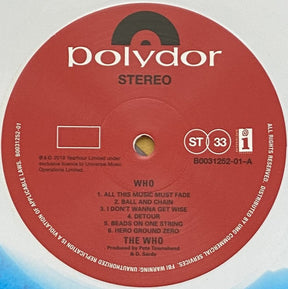 The Who : Who (LP, Album, Ltd, Num, Mar)