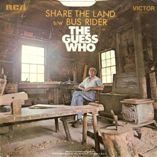 The Guess Who : Share The Land / Bus Rider (7", Single, Ind)