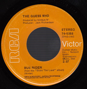 The Guess Who : Share The Land / Bus Rider (7", Single, Ind)