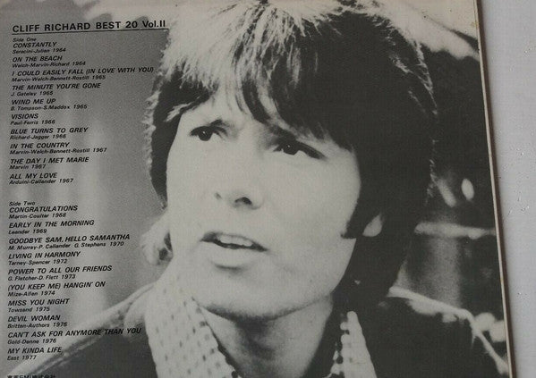 Cliff Richard : Best 20 Vol. II (LP, Comp)
