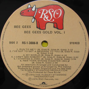 Bee Gees : Bee Gees Gold - Volume One (LP, Comp)
