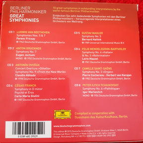 Berliner Philharmoniker : Great Symphonies (Box + 8xCD, Comp, Mono)