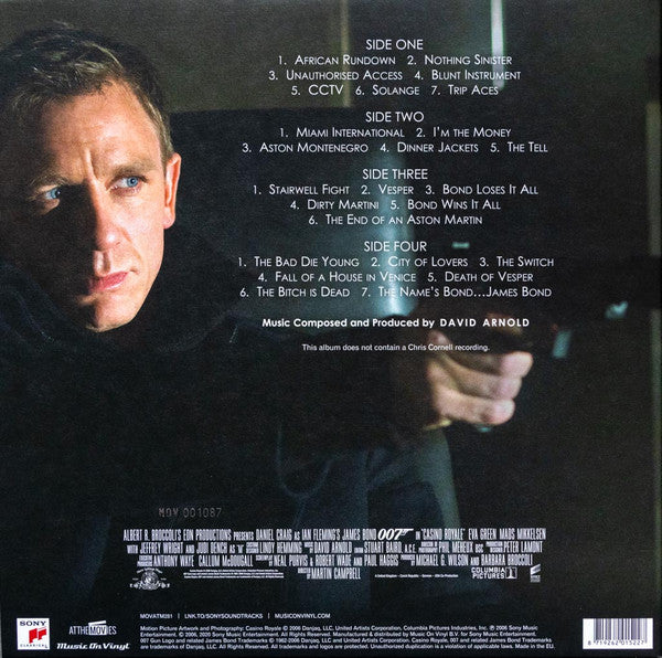 David Arnold : Casino Royale (Original Motion Picture Soundtrack) (2xLP, Album, Dlx, Ltd, Num, Blu)