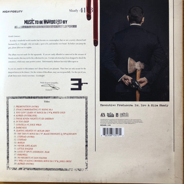 Eminem, Slim Shady : Music To Be Murdered By (2xLP, Album, Ltd, Bla)