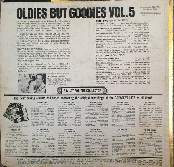 Various : Oldies But Goodies Vol. 5 (LP, Album, Comp)