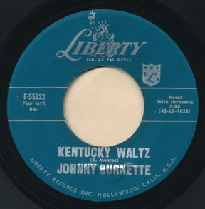 Johnny Burnette : Settin' The Woods On Fire (7", Single, Styrene)