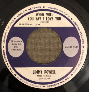 Jimmy Powell (2) : Dance Her By Me / When Will You Say I Love You (7", Single, Promo)