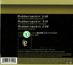 Elvis Presley : Rubberneckin' (Paul Oakenfold Remix) (CD, Single, Dig)