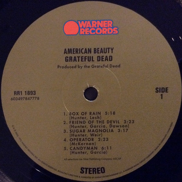 The Grateful Dead : American Beauty (LP, Album, RE, 50t)