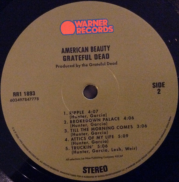The Grateful Dead : American Beauty (LP, Album, RE, 50t)