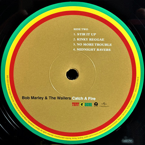 Bob Marley & The Wailers : Catch A Fire (LP, Album, Ltd, RE, RM, Hal)