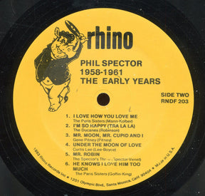 Phil Spector, Various : The Early Productions 1958-1961 (LP, Comp)