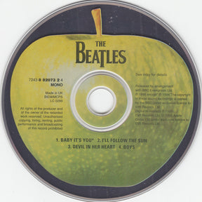 The Beatles : Baby It's You (CD, EP, Single, Mono, RM)