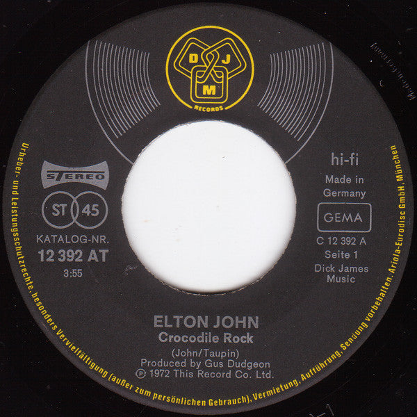 Elton John - Crocodile Rock | Wake Concept Store
