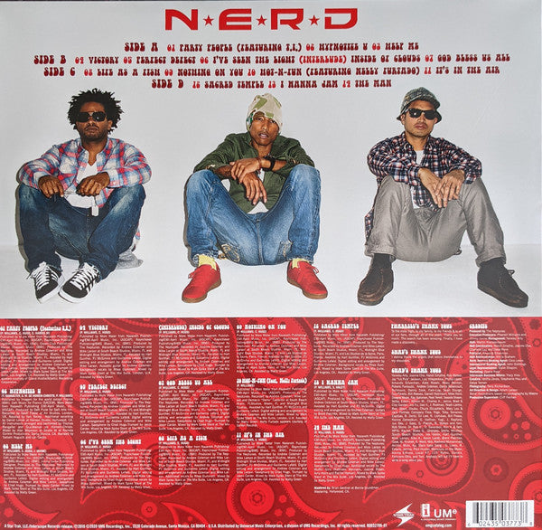 N*E*R*D : Nothing (2xLP, Album, Ltd, RE, Red)