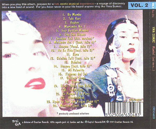 Yma Sumac : Mambo! And More (CD, Album, RE)
