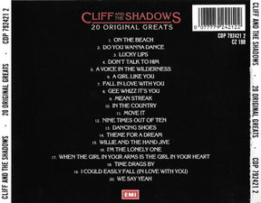 Cliff Richard & The Shadows : 20 Original Greats (CD, Comp, RE)