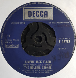 The Rolling Stones : Jumpin' Jack Flash  (7", Single)