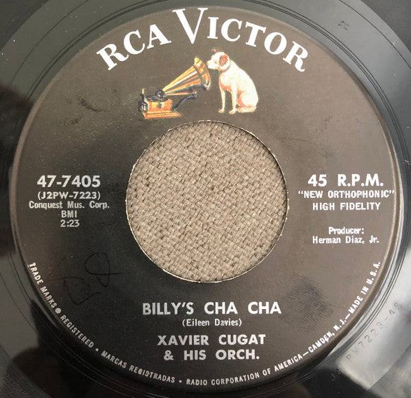 Xavier Cugat And His Orchestra : Gesundheit / Billy's Cha Cha (7", Single)
