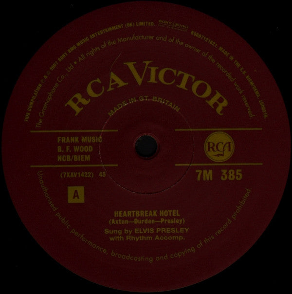 Elvis Presley : Heartbreak Hotel (10", Single, Ltd, RE, Num + Box, Num)