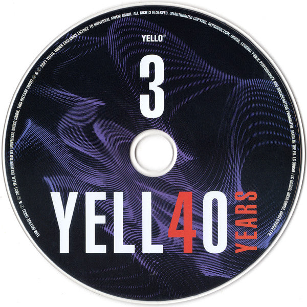 Yello : Yell40 Years (4xCD, Comp, Ltd, Num)