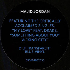 Majid Jordan : Majid Jordan (2xLP, Album, Ltd, RE, Blu)