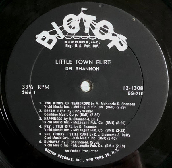Del Shannon : Little Town Flirt (LP, Album)