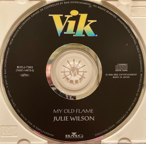 Julie Wilson : My Old Flame (CD, Album, RE)