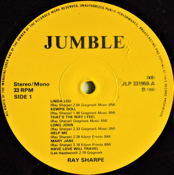 Ray Sharpe : Ray Sharpe (LP, Comp)