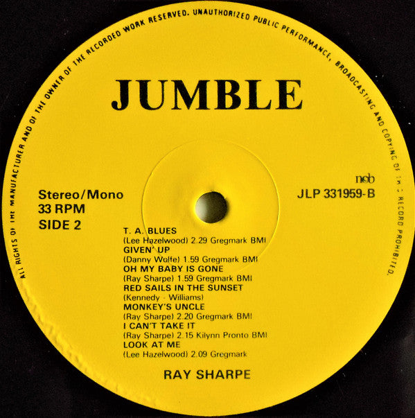 Ray Sharpe : Ray Sharpe (LP, Comp)