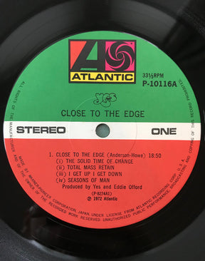 Yes : Close To The Edge = 危機 (LP, Album, RE, Gat)