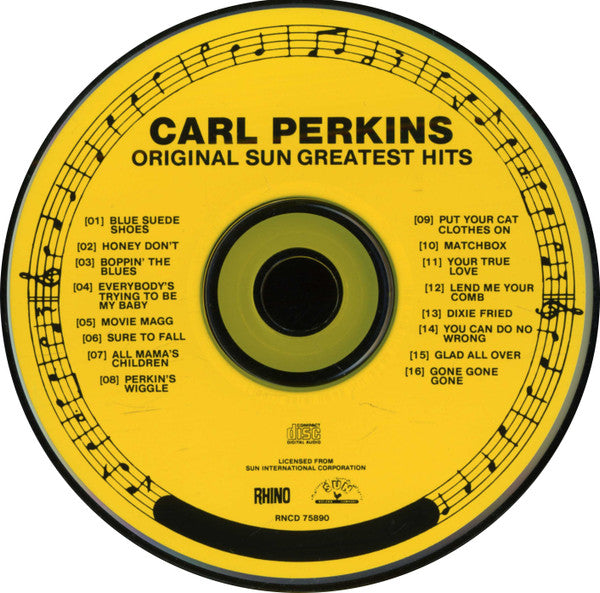 Carl Perkins : Original Sun Greatest Hits (CD, Comp, RP)