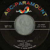 Paul Anka : Crazy Love (7")