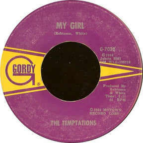 The Temptations : My Girl / (Talkin' 'Bout) Nobody But My Baby (7", Single, RP)