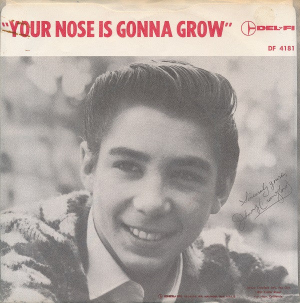 Johnny Crawford : Your Nose Is Gonna Grow (7", Single)