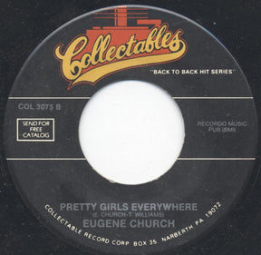 Jackie Lee / Eugene Church : The Duck / Pretty Girls Everywhere (7", Dou)