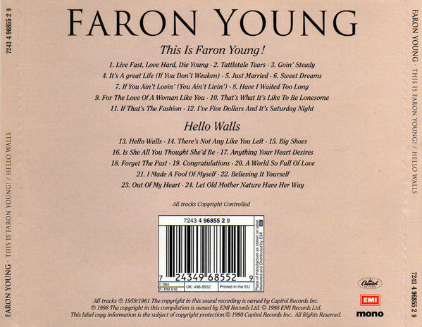 Faron Young : This Is Faron Young! / Hello Walls (CD, Comp, RE)